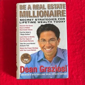 'Be a Real Estate Millionaire' Coffee Table Book - Red Cover